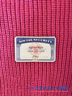 Printable USA SSN photolook pink textile background template